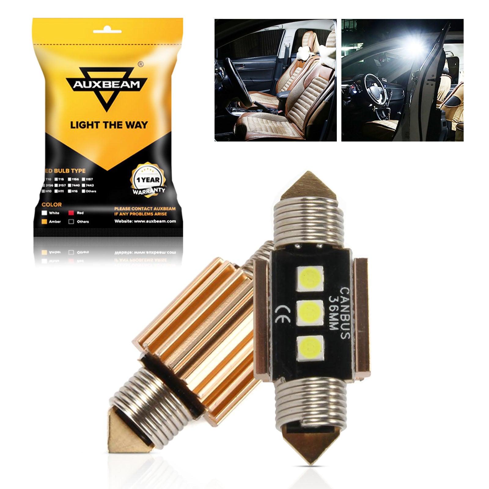 Auxbeam CANBUS Festoon LED Bulbs – Interior Dome, Map & License Plate Lights