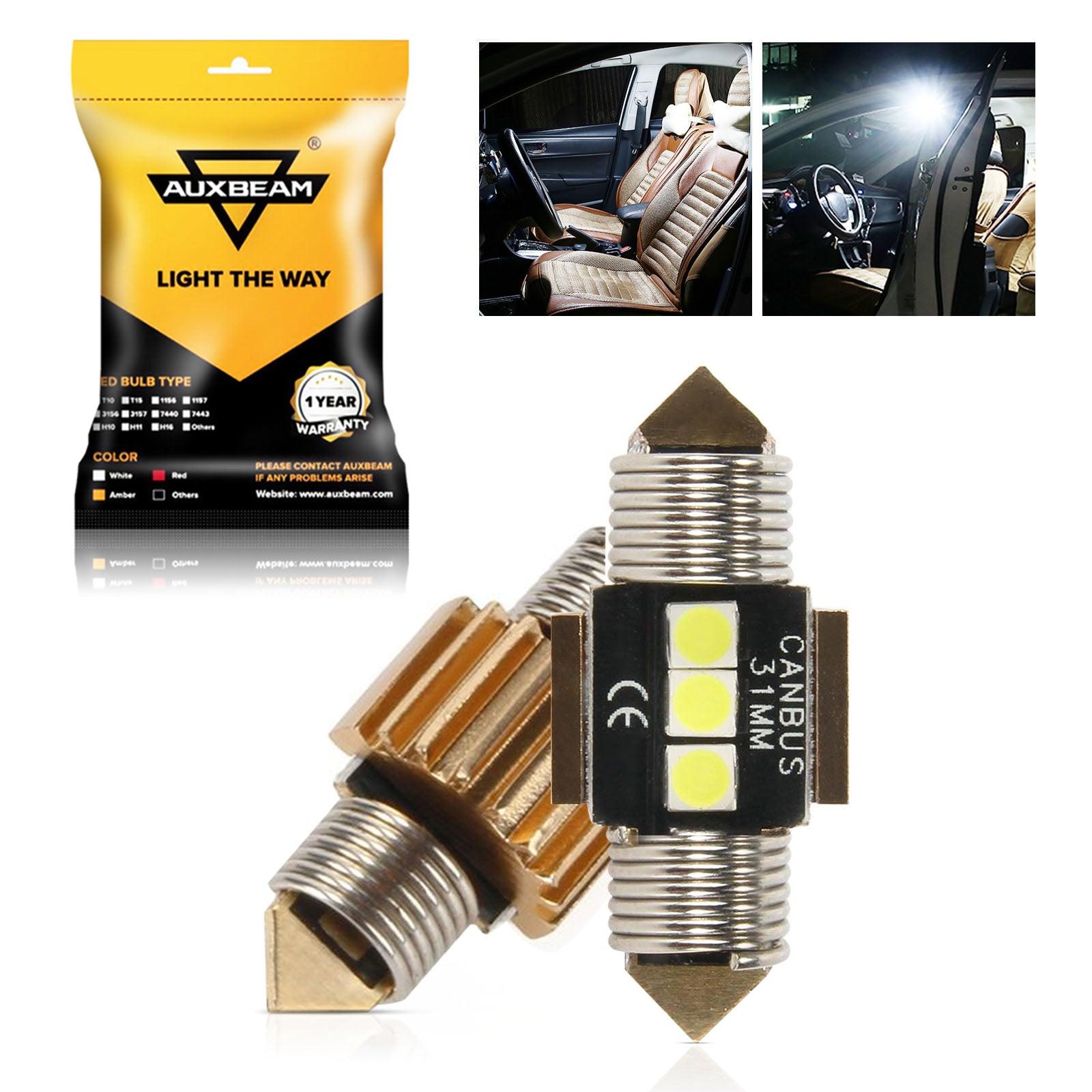 Auxbeam CANBUS Festoon LED Bulbs – Interior Dome, Map & License Plate Lights