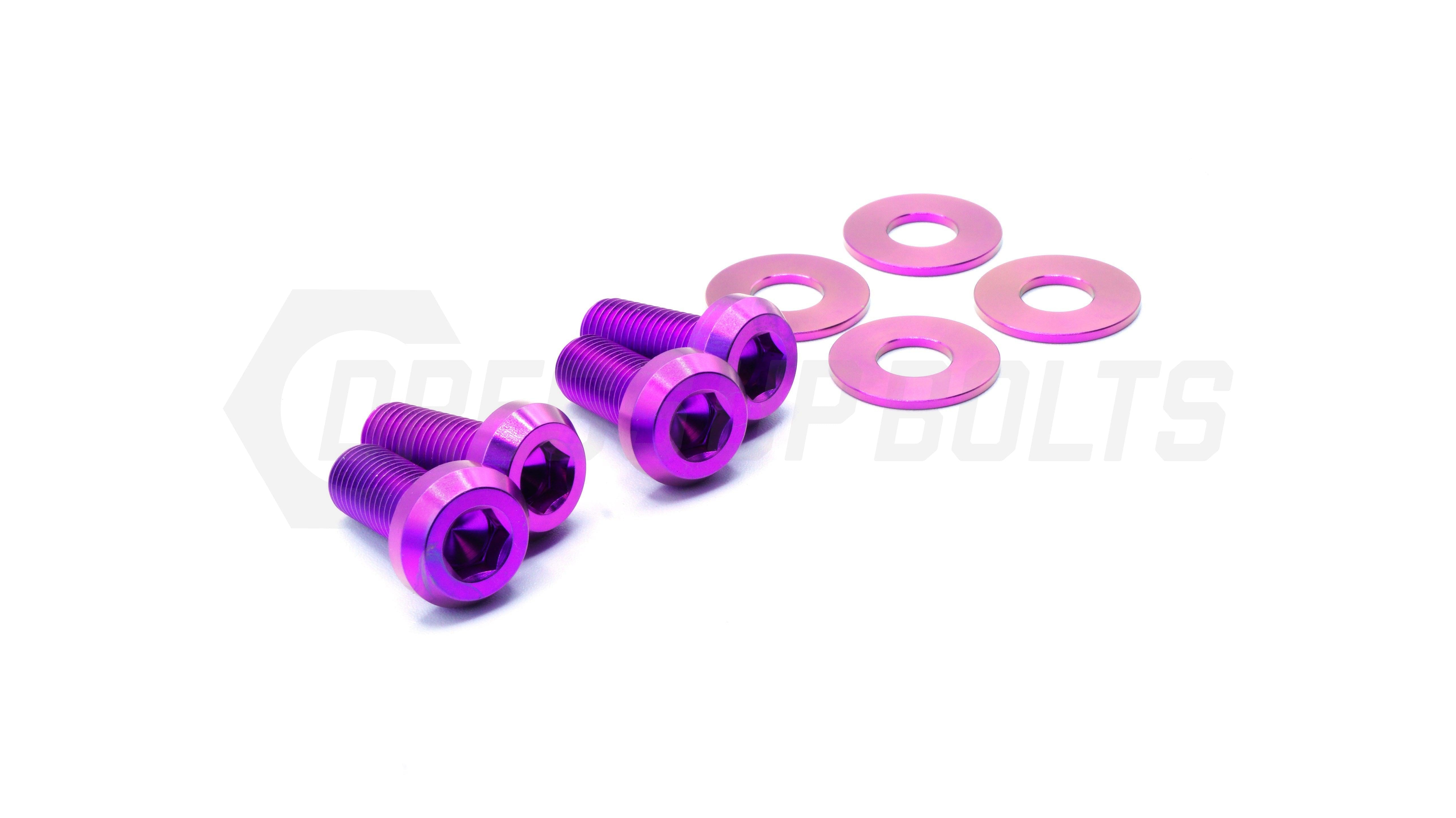 Dress Up Bolts Titanium Hardware Seat Kit for 16-21 Honda Civic [FC/FK]