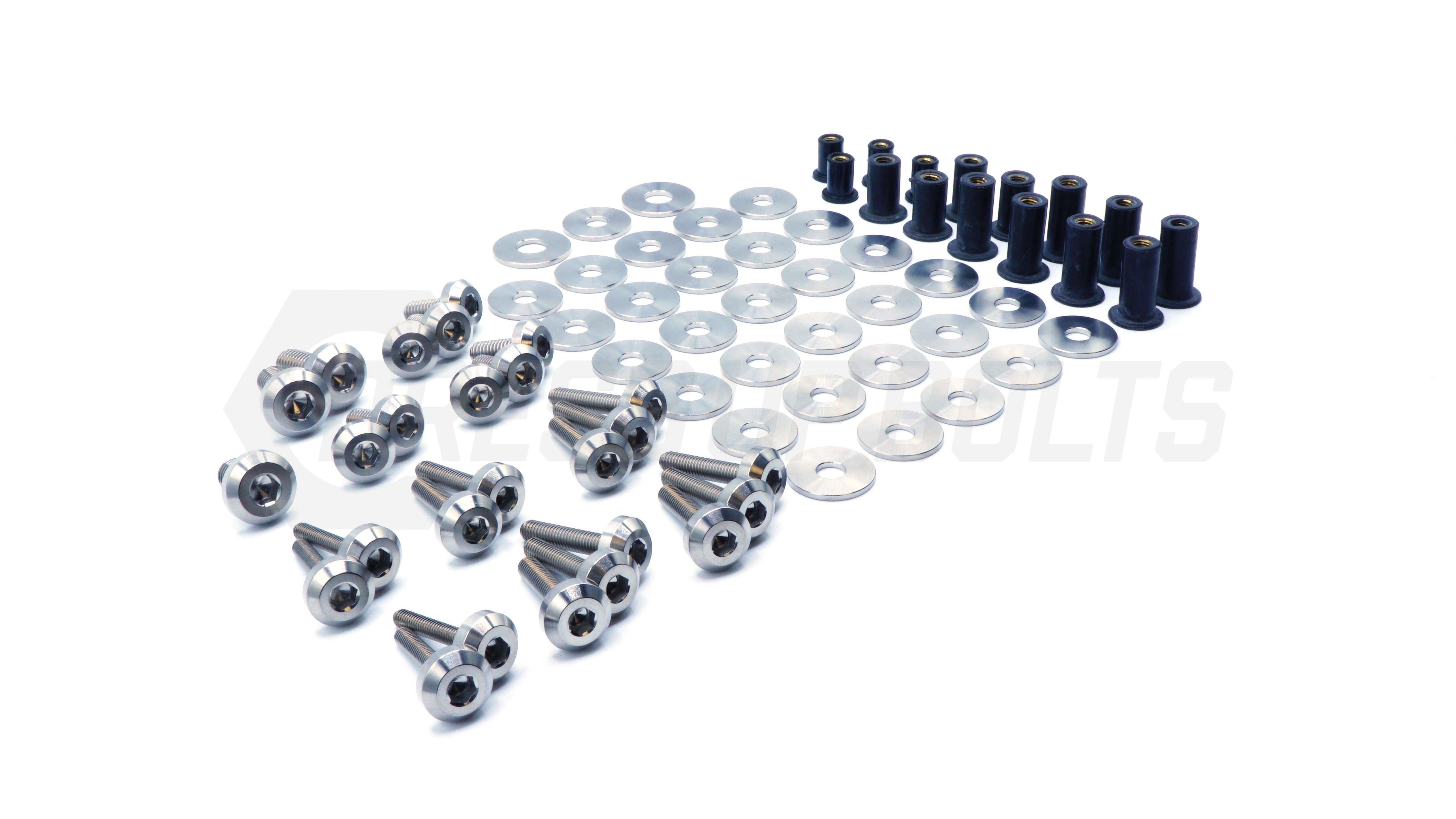 Dress Up Bolts Stage 2 Titanium Hardware Engine Bay Kit - Honda Civic Si (2017-2020)