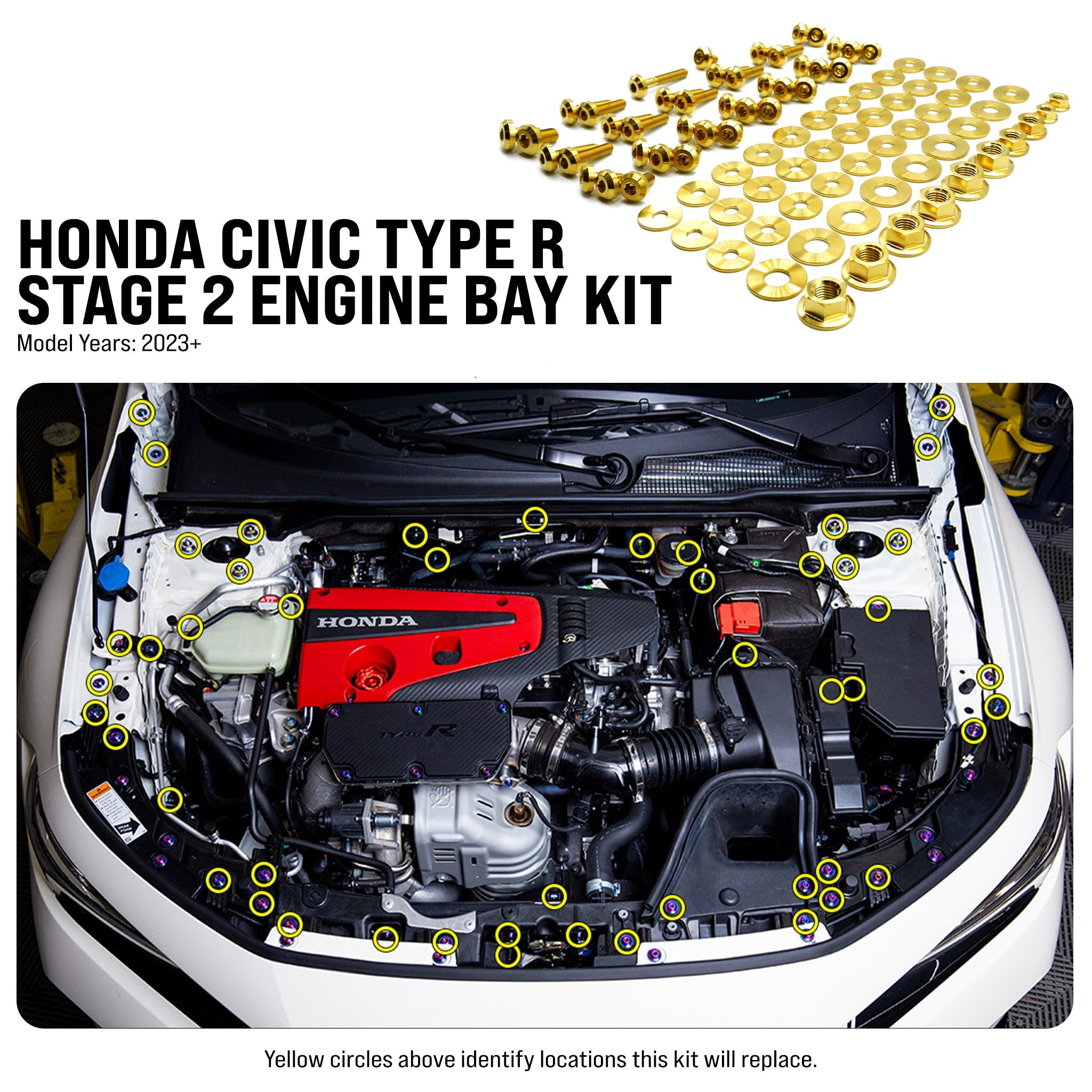 2023 civic type r engine bay