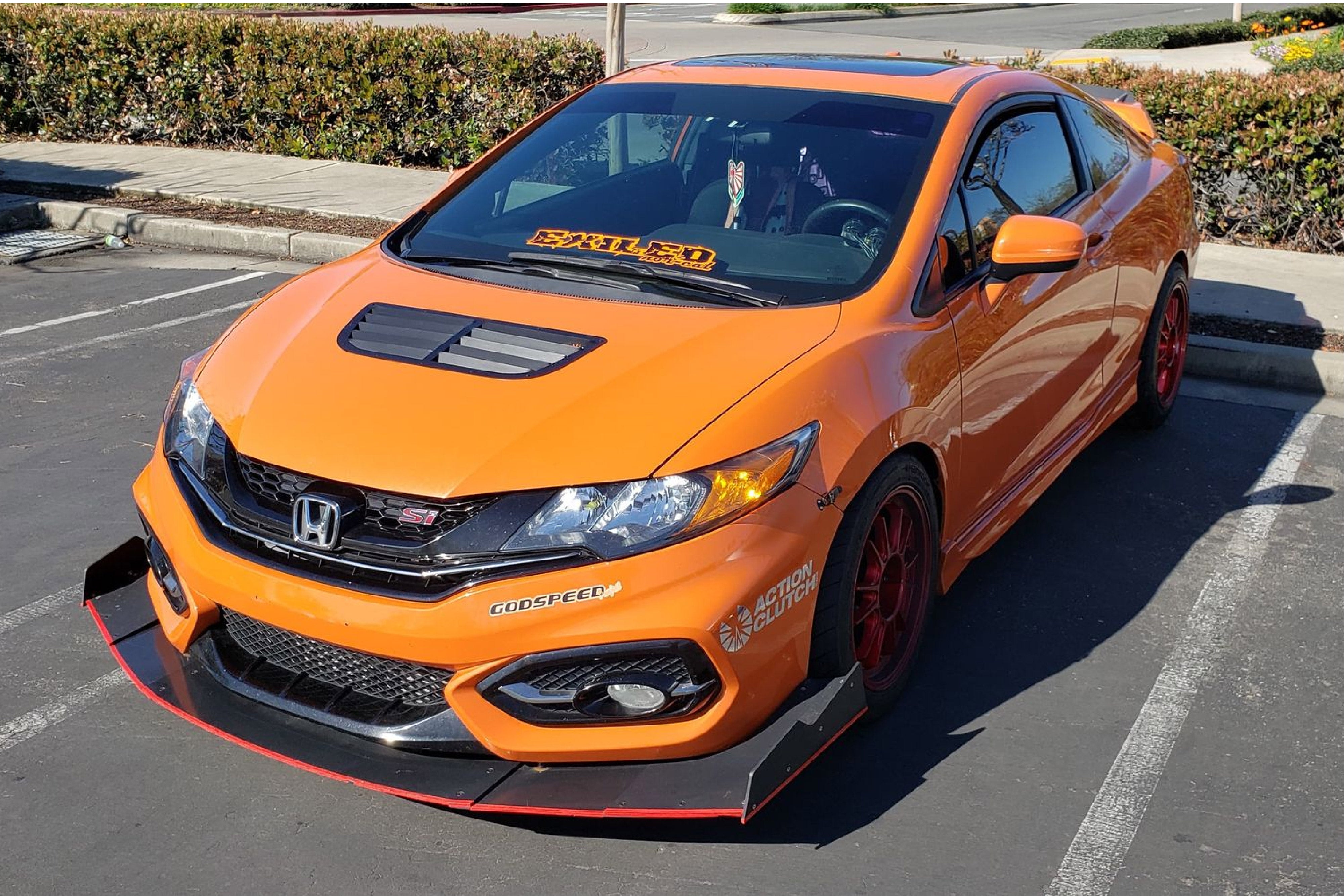 Epsilon+ Front Splitter for 14-15 Honda Civic Si Coupe [FG4]