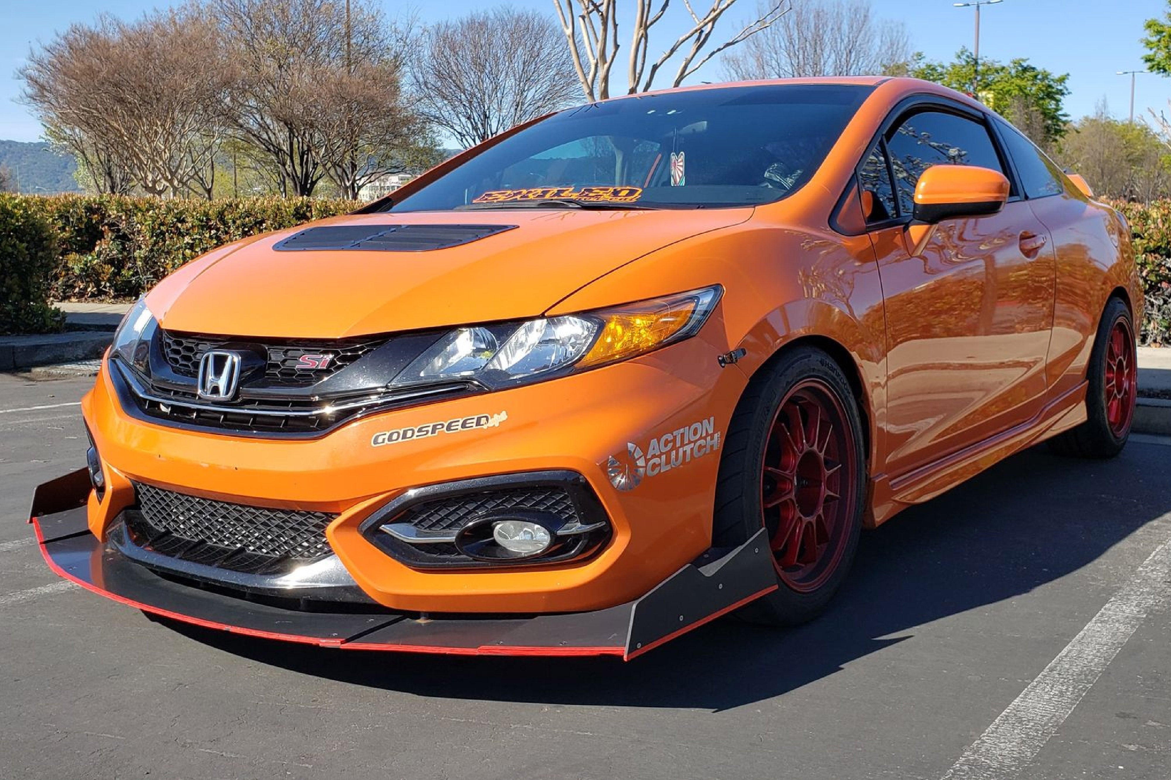 Epsilon+ Front Splitter for 14-15 Honda Civic Si Coupe [FG4]