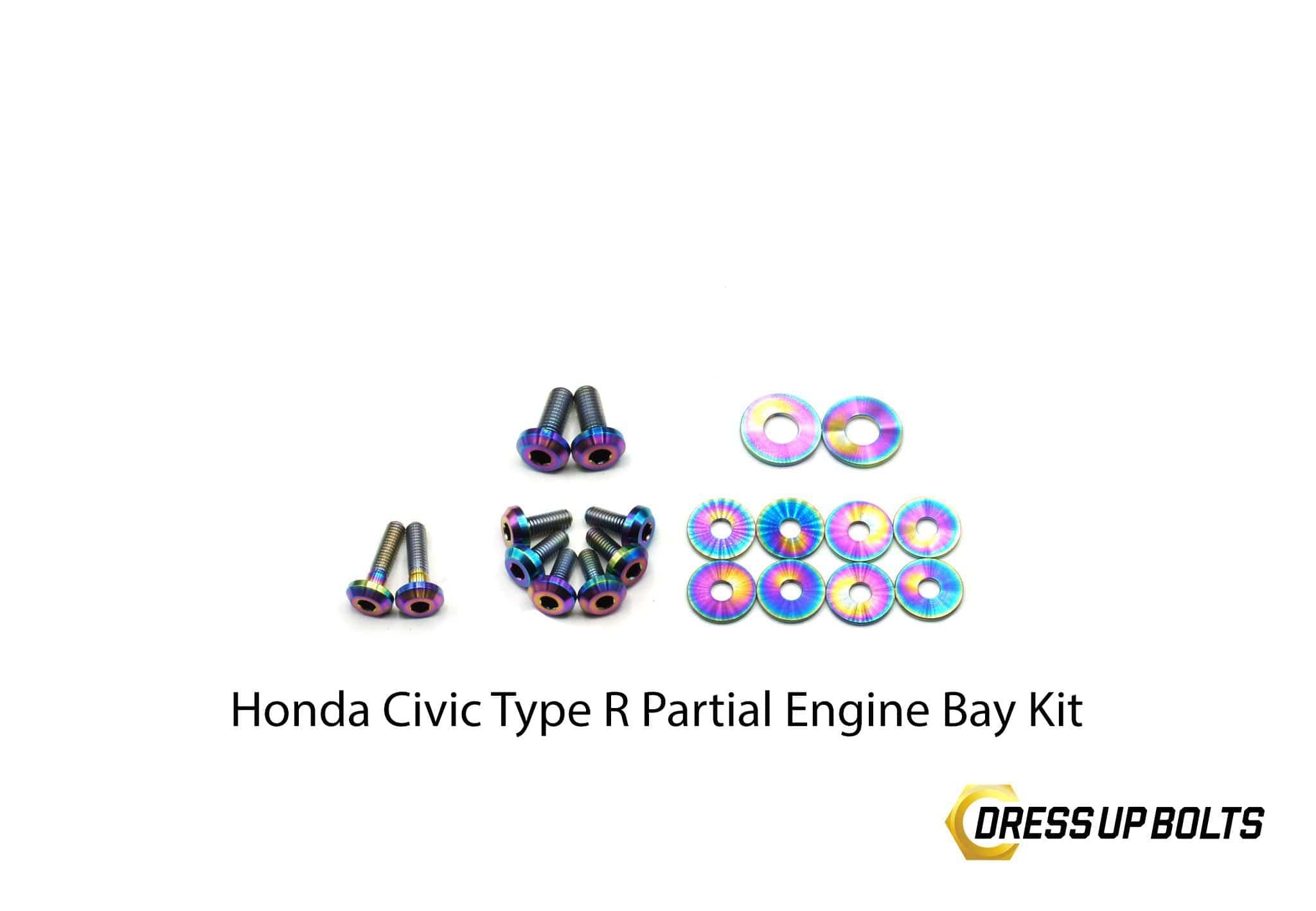 Dress Up Bolts Stage 1 Titanium Hardware Engine Bay Kit for 17-21 Hond