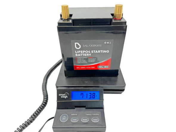 Ballade Sports 7LB Heavy Duty 720CCA Lithium LIFEPO4 Battery