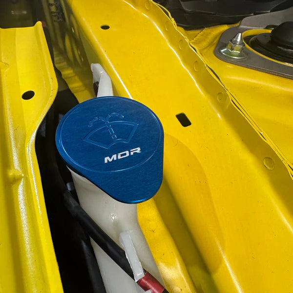 MDR Industries Billet Windshield Washer Reservoir Cap for 2023+ Honda Civic Type R/2024+ Acura Integra [FL5/DE5]