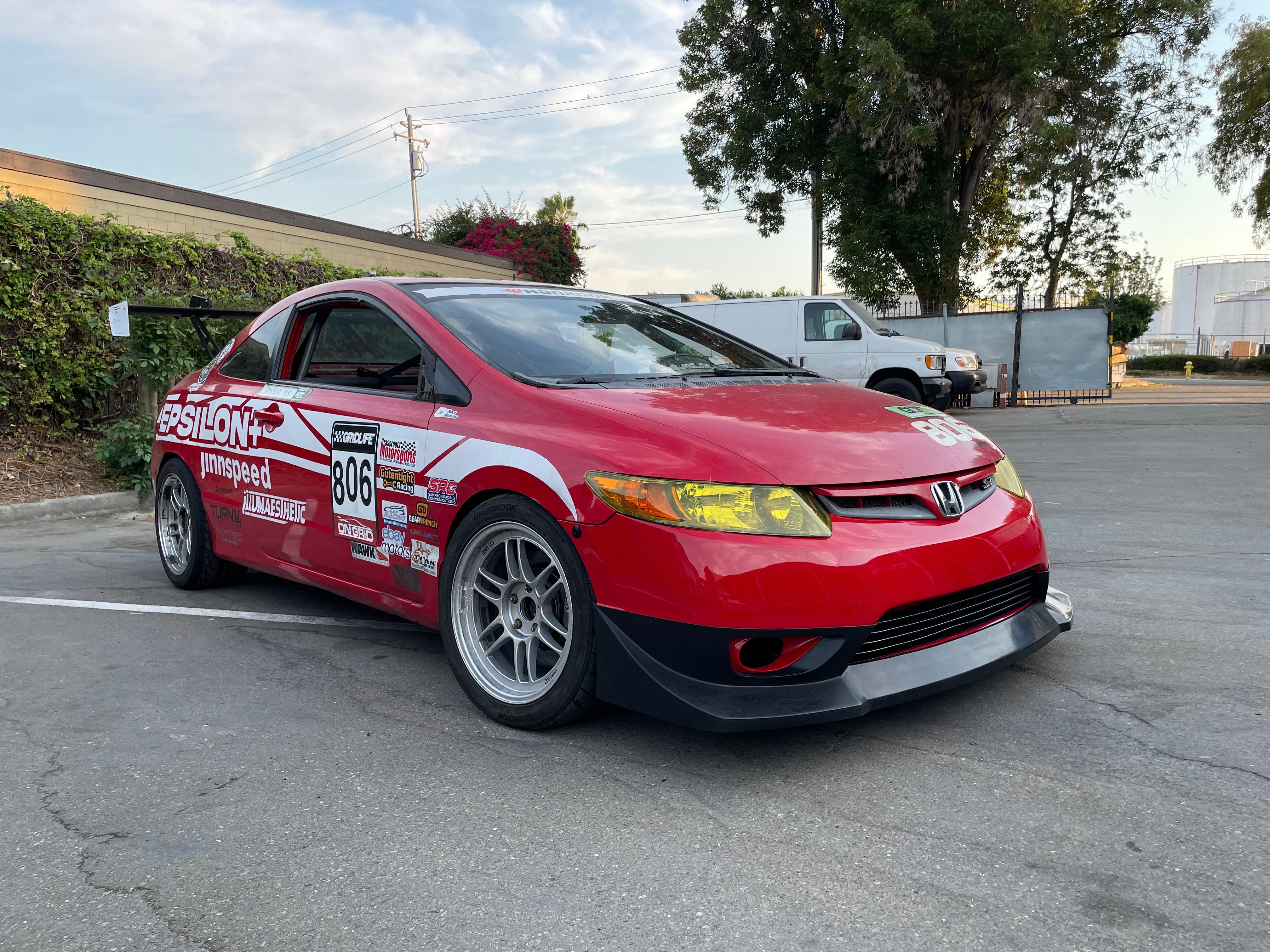 Epsilon+ Front Lip for 06-08 Honda Civic Coupe [FG2]