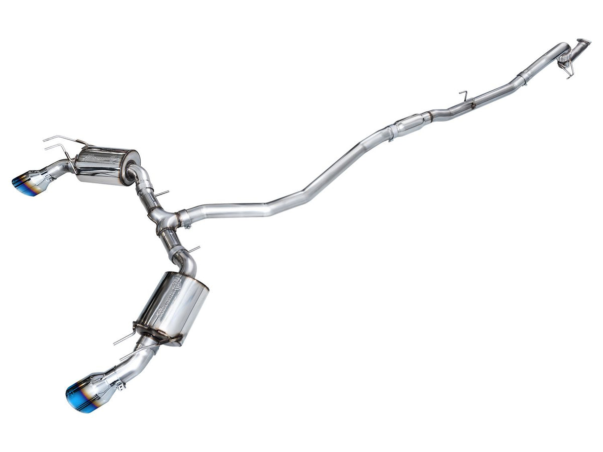 AWE Tuning Touring Edition Exhaust w/ Dual Vapor Blue Tips for 2022+ Honda Civic Si / 2023+ Acura Integra 1.5T [FE1/DE4]