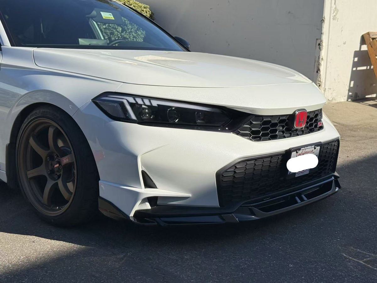 Front Li Splitter SWA Design Paint Matched Front Lip & Side Splitters for 2025+ Honda Ci