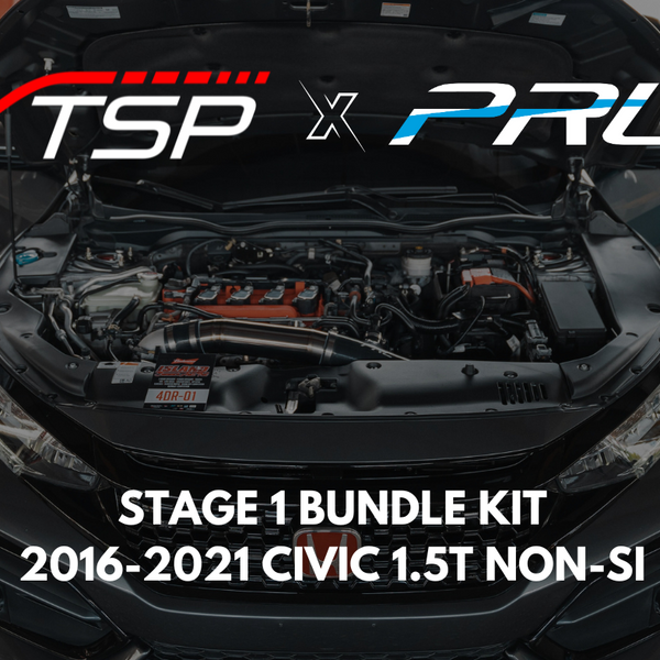 TSP x PRL Stage 1 Bundle Kit for 2016+ Honda Civic Non-Si 1.5T