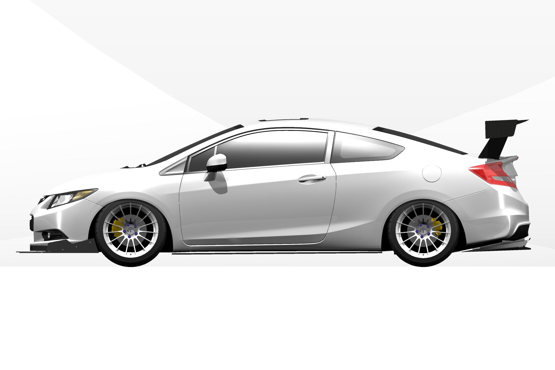 Epsilon+ Diffuser V1+ for 12-15 Honda Civic Si Coupe [FG4]