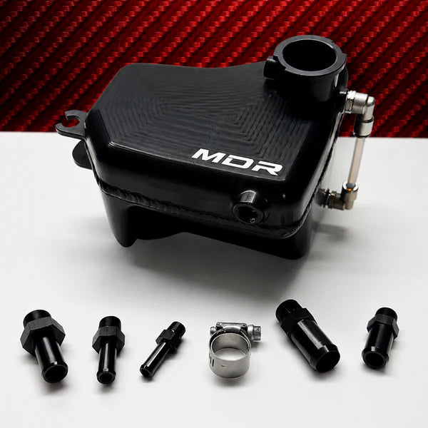 MDR Industries Billet Expansion Tank for 2017+ Honda Civic Type R / 2024+ Acura Integra Type S / 2017-2020 Honda Civic Si [FC1/FC3/FK8/FL5/DE5]