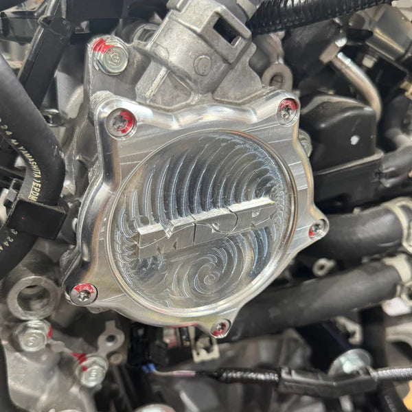 MDR Industries K20C1 Billet Vacuum Pump Cover for 2017+ Honda Civic Type R / 2024+ Acura Integra Type S [FK8/FL5/DE5]