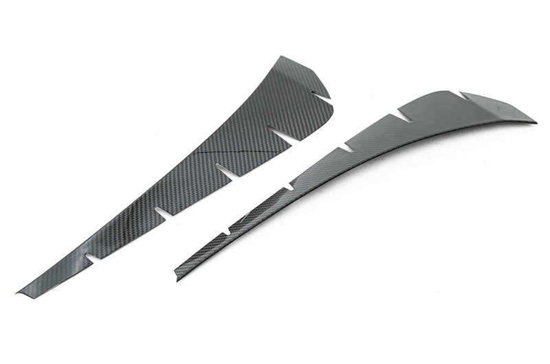 OLM Carbon Fiber Front Fender Vent Insert - 2017-2021 Honda Civic Type R FK8