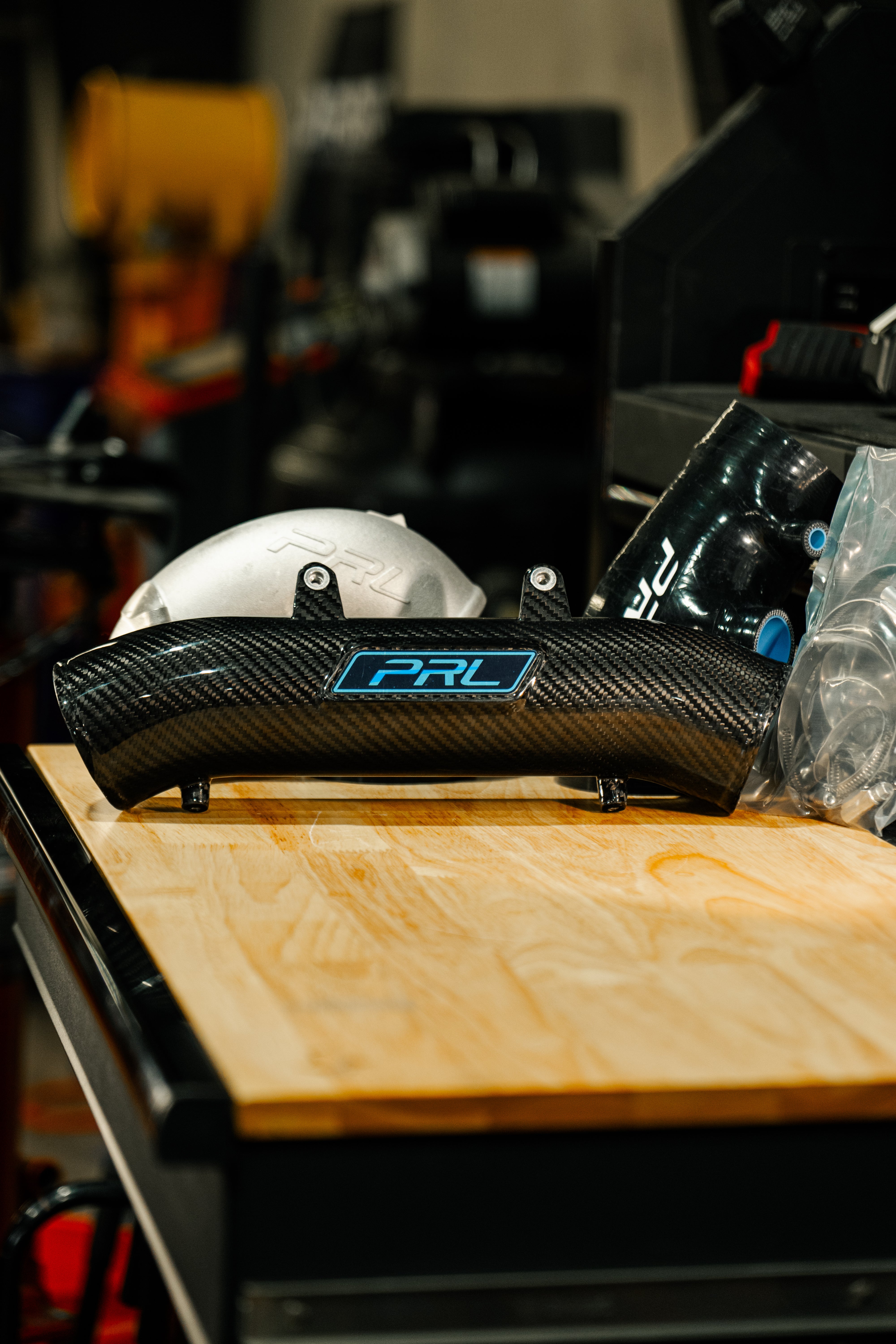 PRL Titanium or Carbon Fiber Turbocharger Inlet Pipe Kit for 2017+ Honda Civic Type R [FK8]