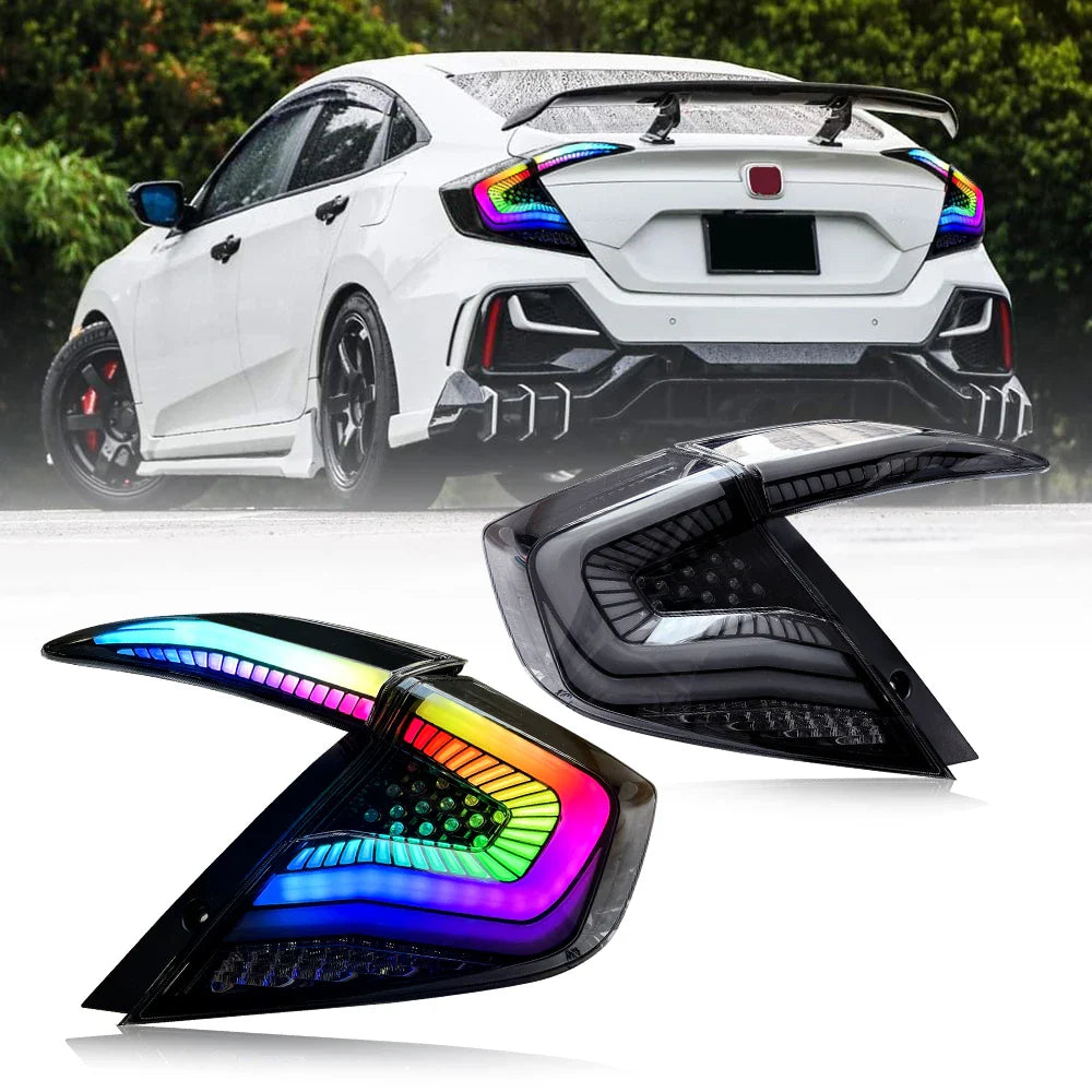 TSP LED Tail Lights for 2016-2021 Honda Civic Sedan [FC] - ** Returned Item **