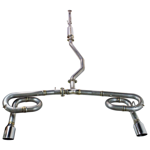 Remark Link Loop Catback Exhaust w/ Dual Tips for 2022-2024 Honda Civic Sedan 2.0L NA [FE2]