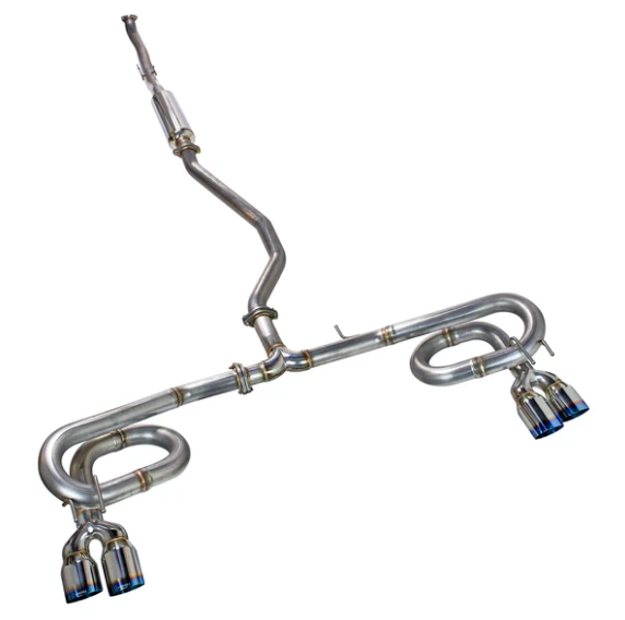 Remark Link Loop Catback Exhaust w/ Quad Tips for 2022+ Honda Civic Hatchback 2.0L NA [FL2]