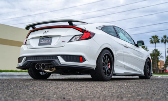 Remark Non-Resonated Catback Exhaust w/ Dual Tips for 2017-2020 Honda Civic Si [FC1/FC3]