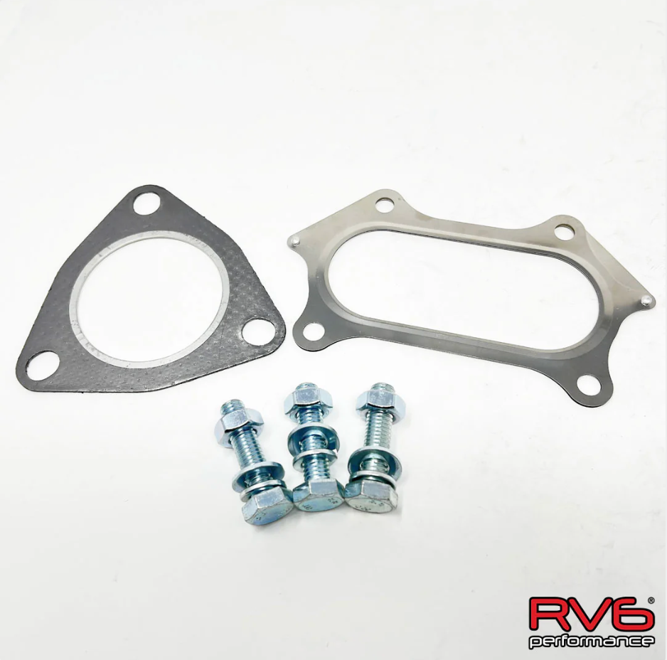 RV6 Performance Bellmouth Downpipe Hardware Kit for 12-15 Honda Civic Si