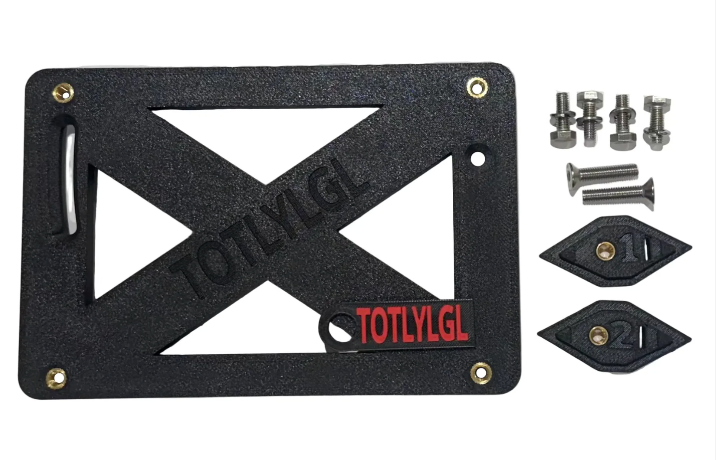 TOTLYLGL No-Drill Front License Plate Mount For 23+ Honda Civic Type R V2