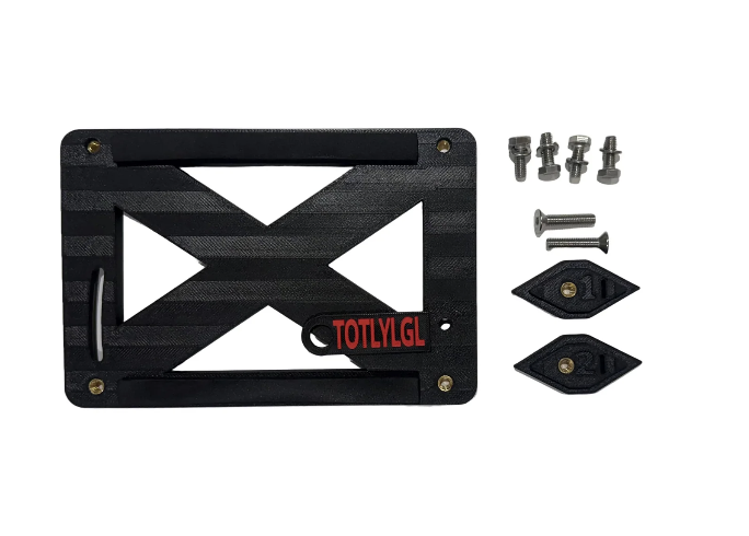 TOTLYLGL No-Drill Front License Plate Mount For 23+ Honda Civic Type R V2