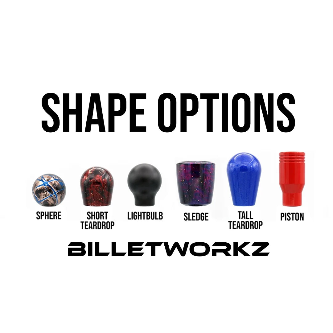 Billetworkz Weighted Shift Knob - Japanese Engraving