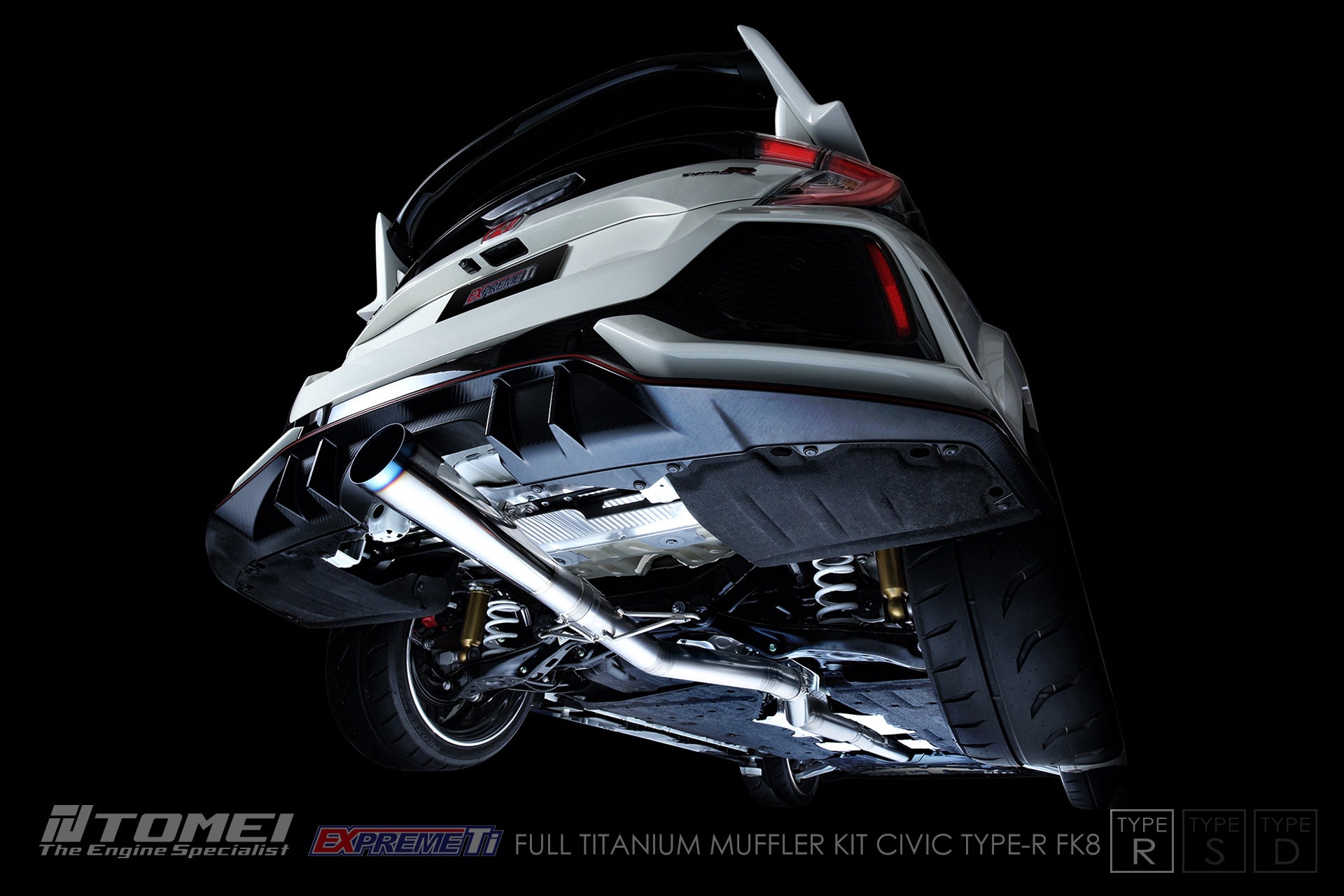 Expreme Ti Titanium Exhaust for 2017+ Honda Civic Type R FK8