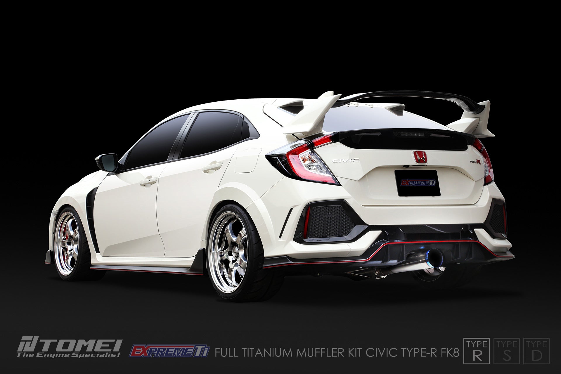 Expreme Ti Titanium Exhaust for 2017+ Honda Civic Type R FK8