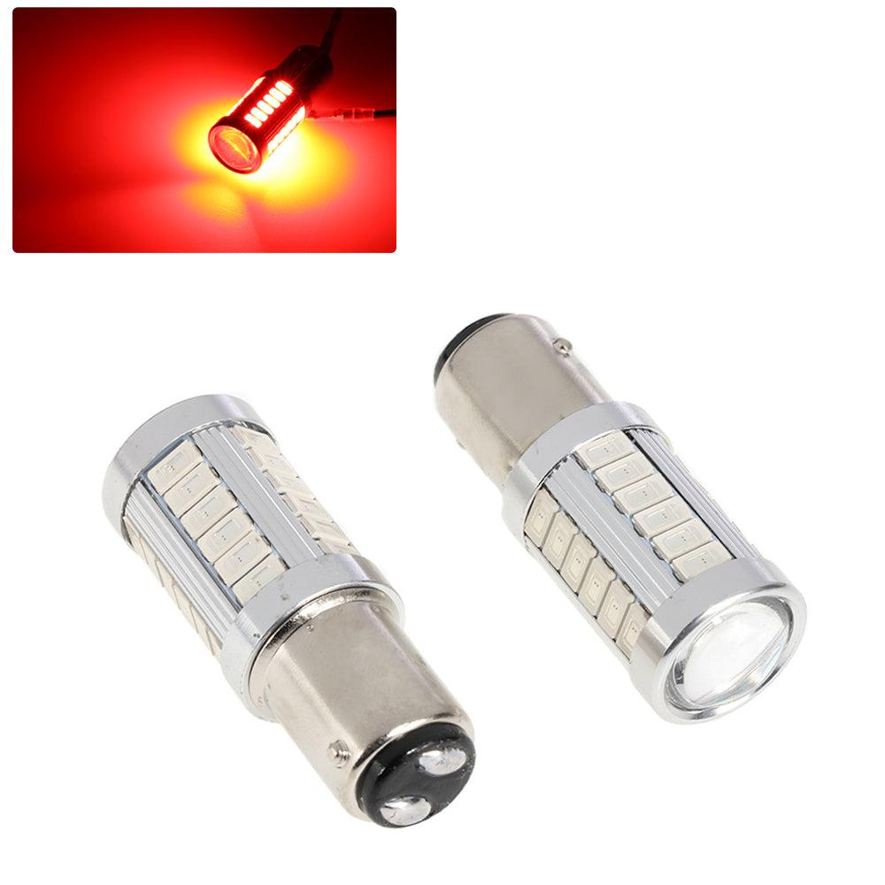Auxbeam 33-Piece 3020 SMD LED Bulbs – Cool White / Amber / Red, 8000LM, Brake/Reverse/Parking/Tail/Turn Signal Lights
