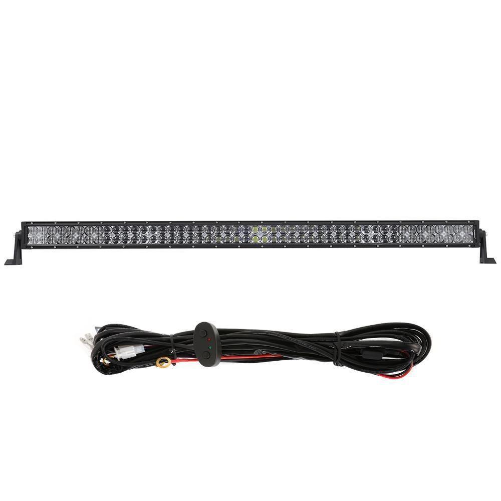Auxbeam 5D Series 50" LED Light Bar – Straight/Curved, Double Row, Combo Beam