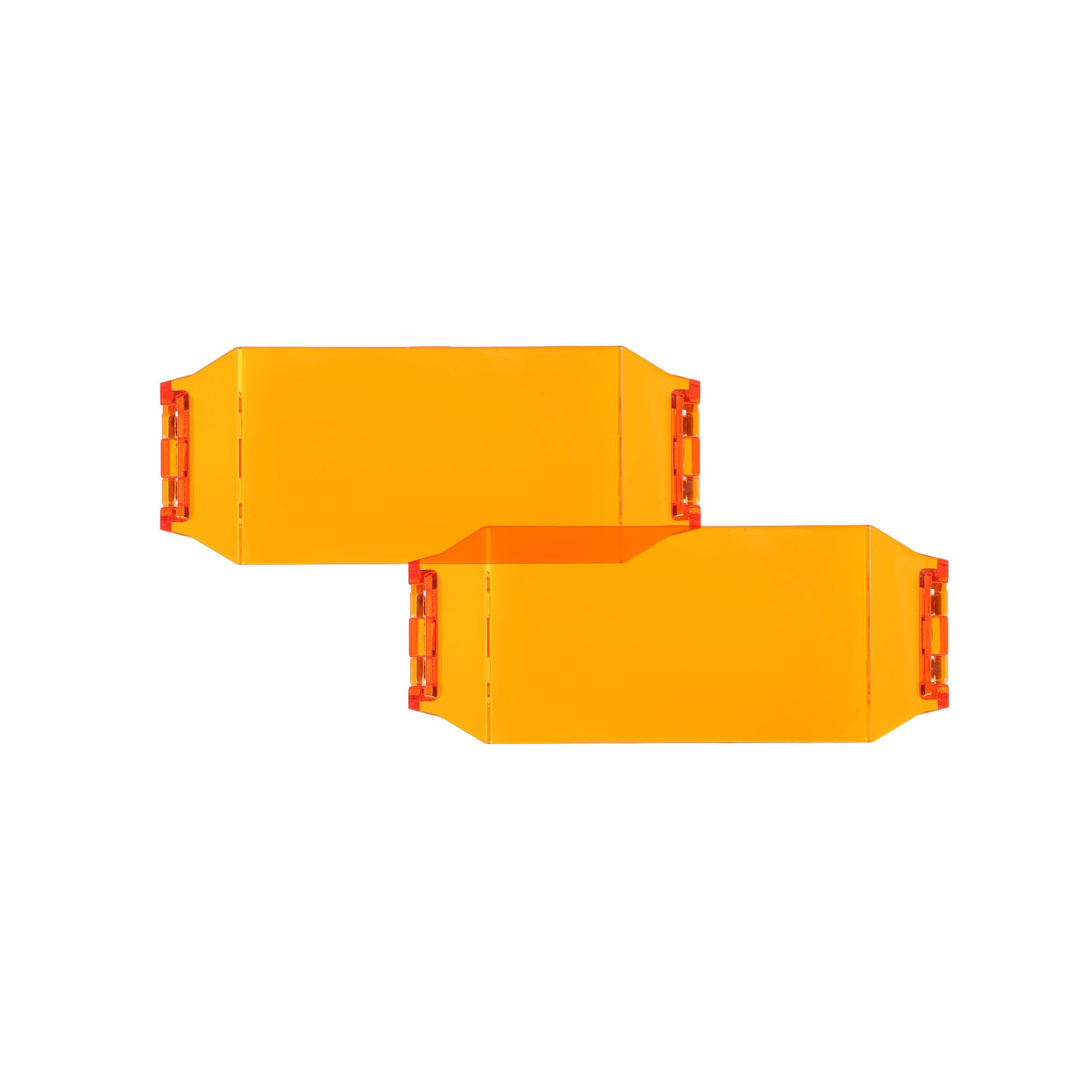 Auxbeam V-MAX Series 4" Rectangular LED Pod Lights – 72W, 6,960LM, Spot Beam Side Shooter, Amber DRL