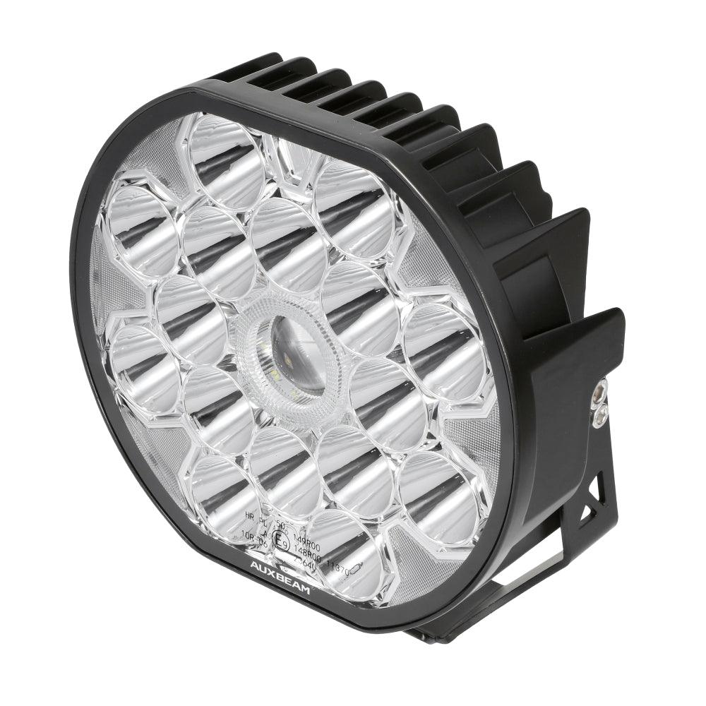 Auxbeam 360-ULTRA Series 8.5" LED Driving Light – 220W, White DRL & Amber Turn Signal