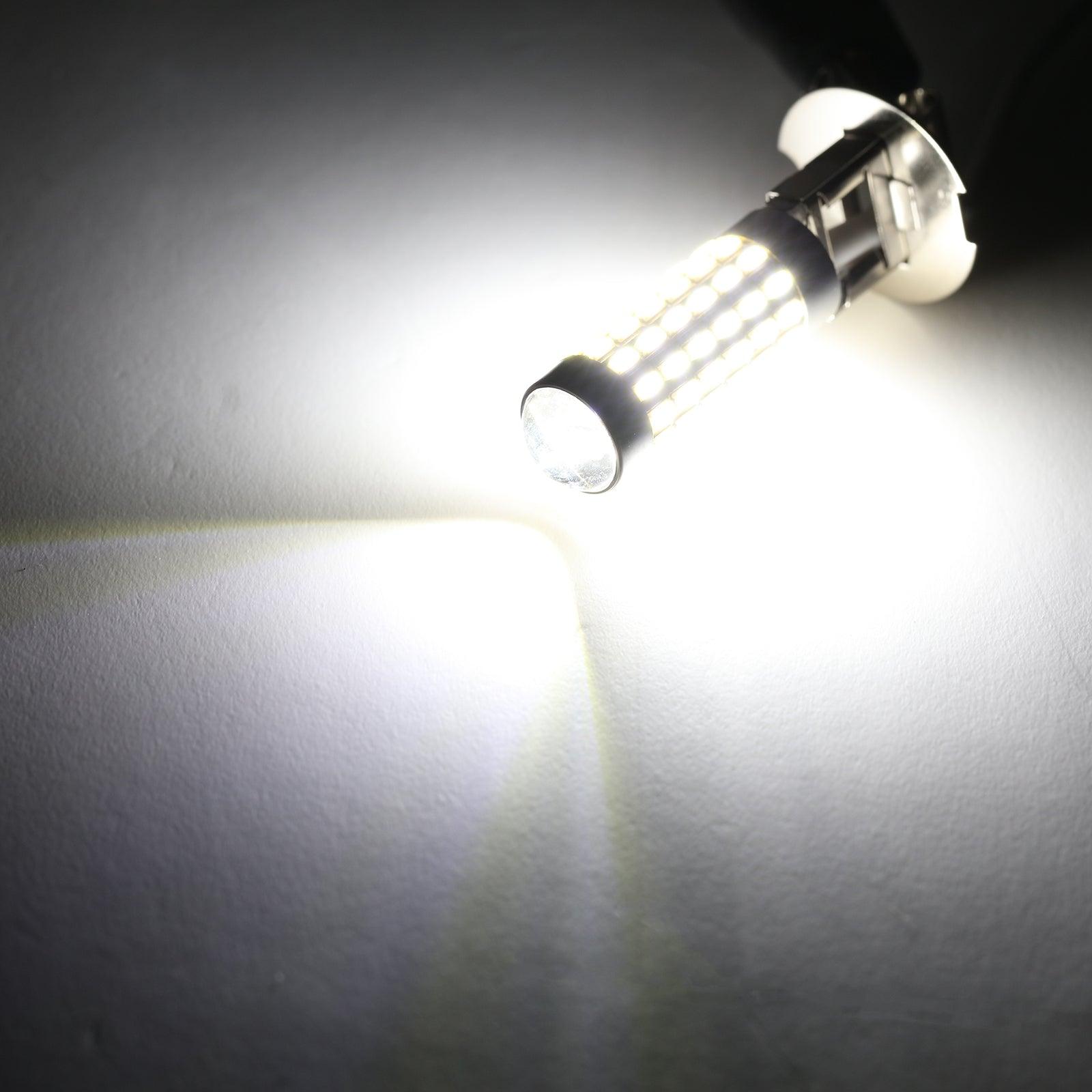 Auxbeam H3 LED Fog Light & DRL Bulbs – 6W, 2000LM, 6500K White (2 Pack)