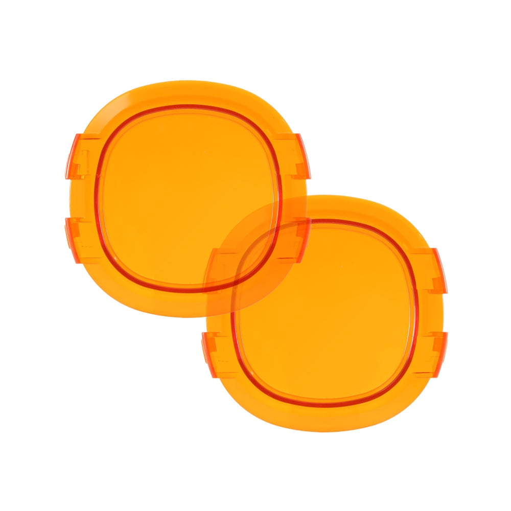 Auxbeam P4 Series 4" LED Pod Light Covers – Dark Amber