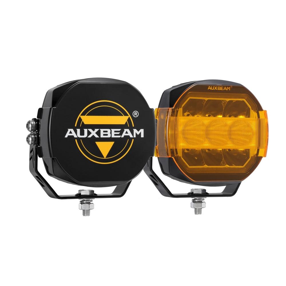 Auxbeam XP-ULTRA Series 5" LED Side Shooter Pods – 174W, White DRL & Amber Turn Signal