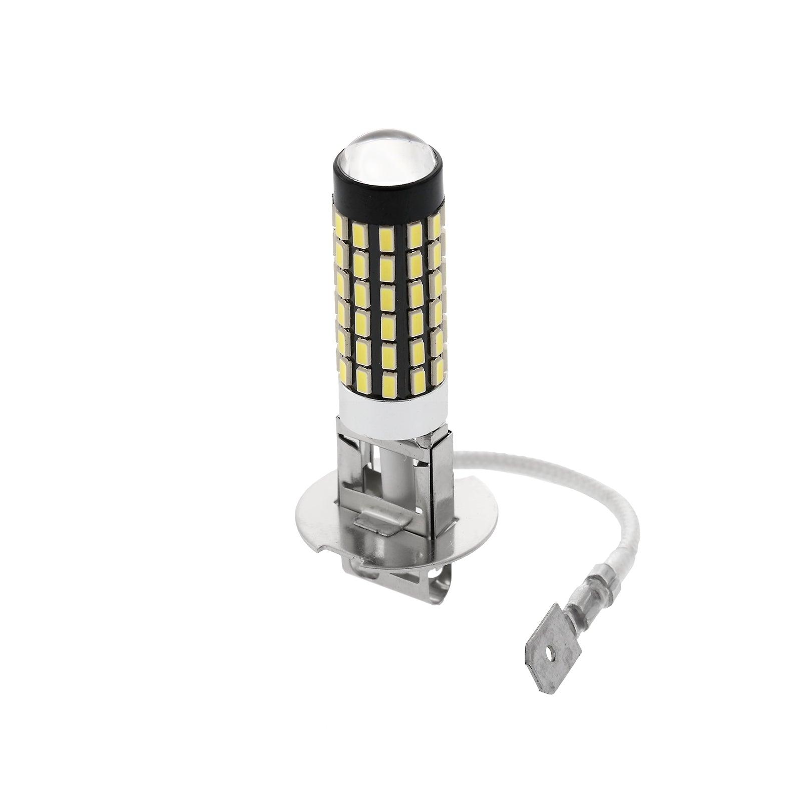 Auxbeam H3 LED Fog Light & DRL Bulbs – 6W, 2000LM, 6500K White (2 Pack)