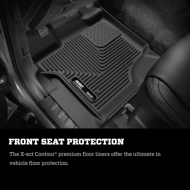 Husky Liners X-Act Contour Black Front Floor Liners for 2023+ Honda Accord