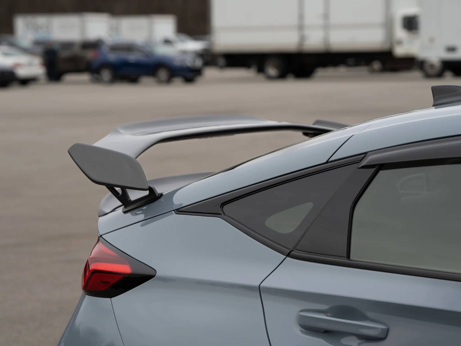 OLM Carbon Fiber Wing Type 2 (Accessory Style) for 2023+ Honda Civic Type R [FL5]