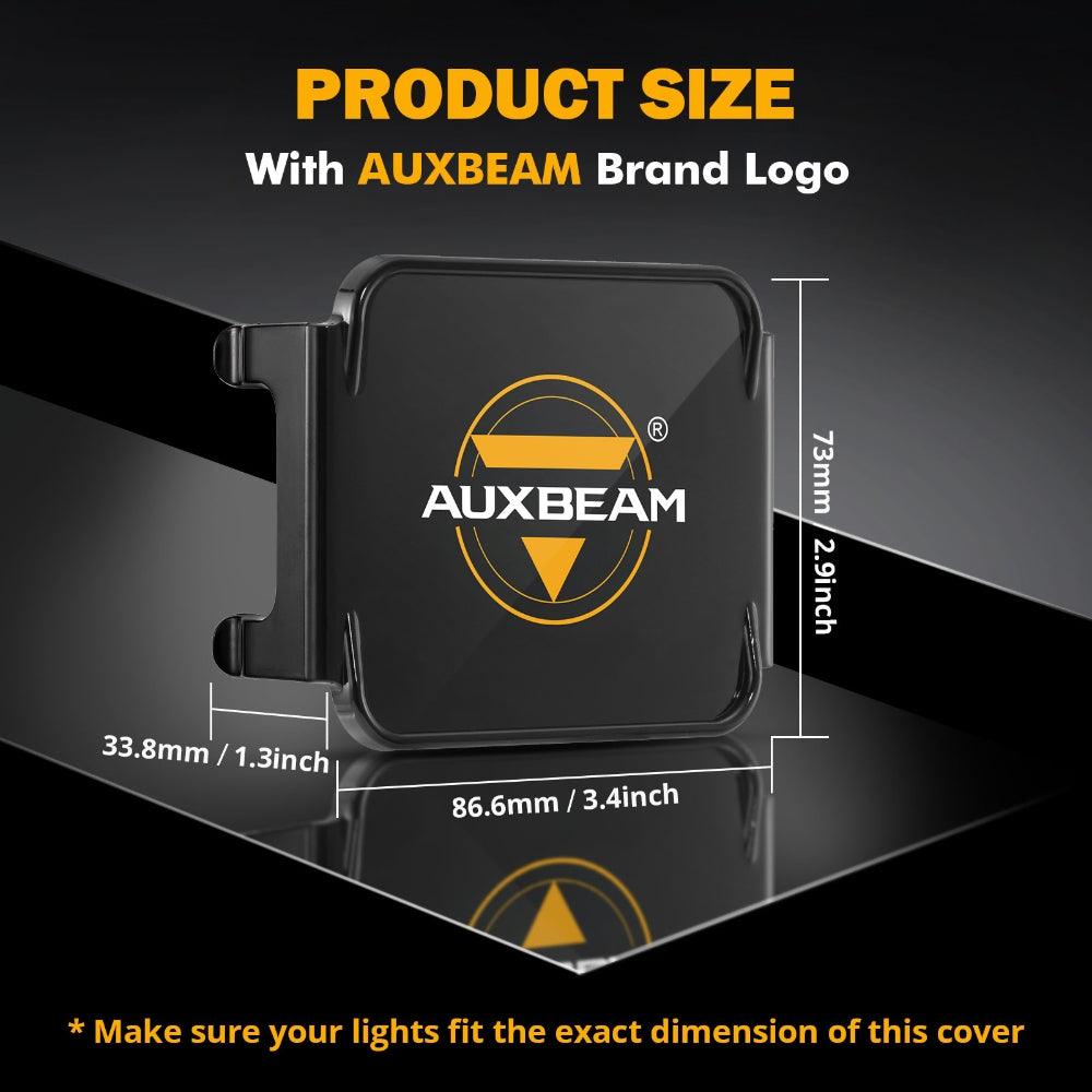 Auxbeam FA Series 3" LED Light Covers – Black