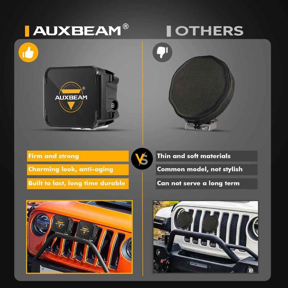 Auxbeam FA Series 3" LED Light Covers – Black