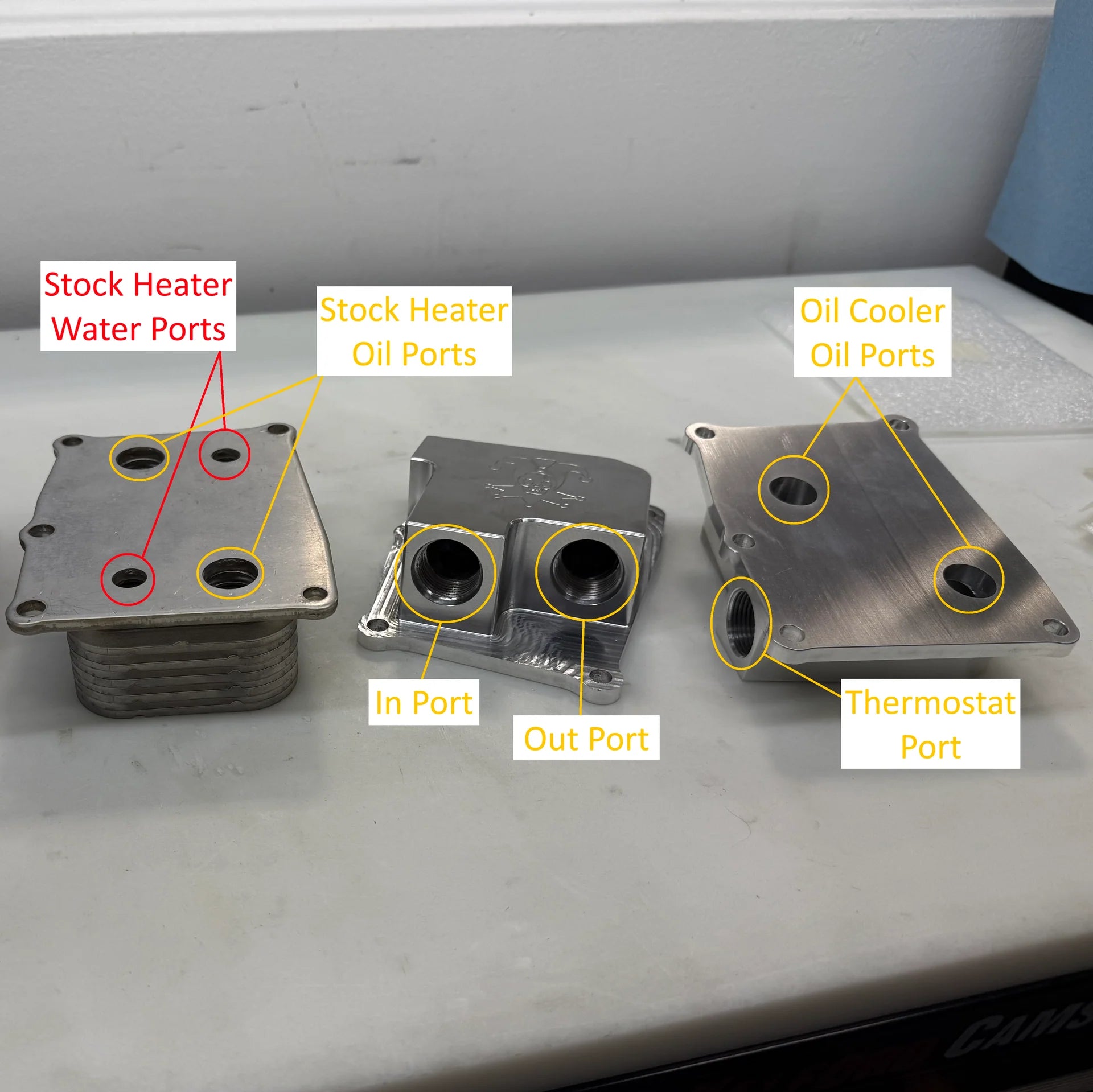 Wunderladen Racing Oil Heater Delete for 2017+ Honda Civic Type R