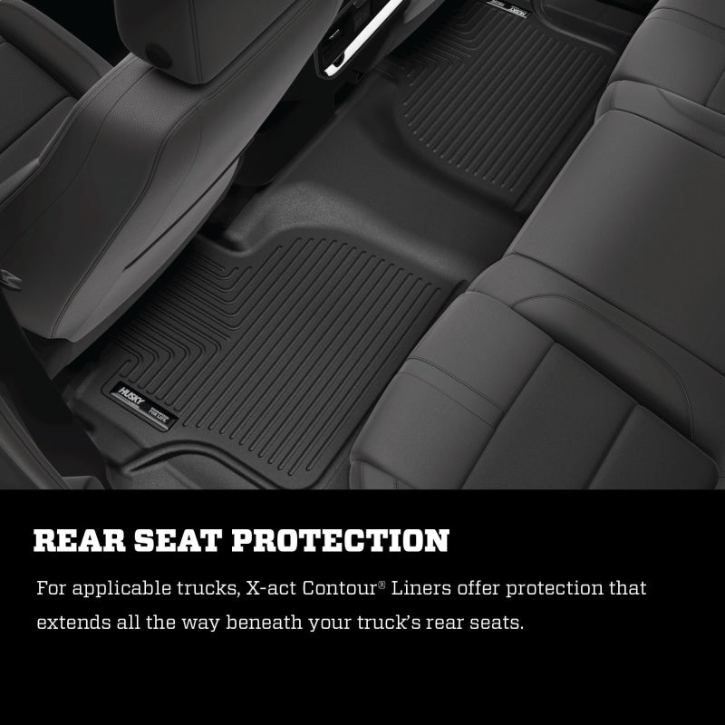 Husky Liners X-Act Contour Black Front Floor Liners for 2018-2022 Honda Accord
