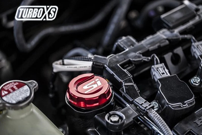TurboXS Anodized Aluminum Oil Cap for 2017+ Honda Civic Si [FC1/FC3/FE1]