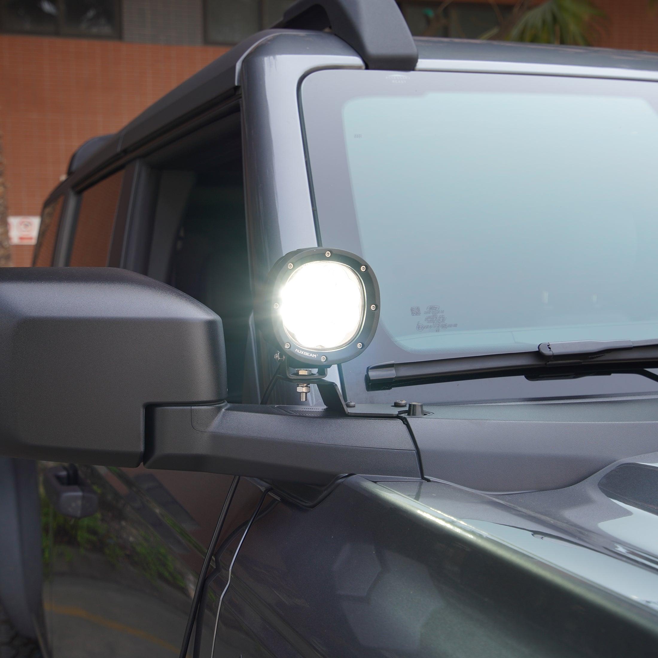 Auxbeam P4 Series 4" LED Driving Lights – 90W, 9,000LM, White Flood Beam