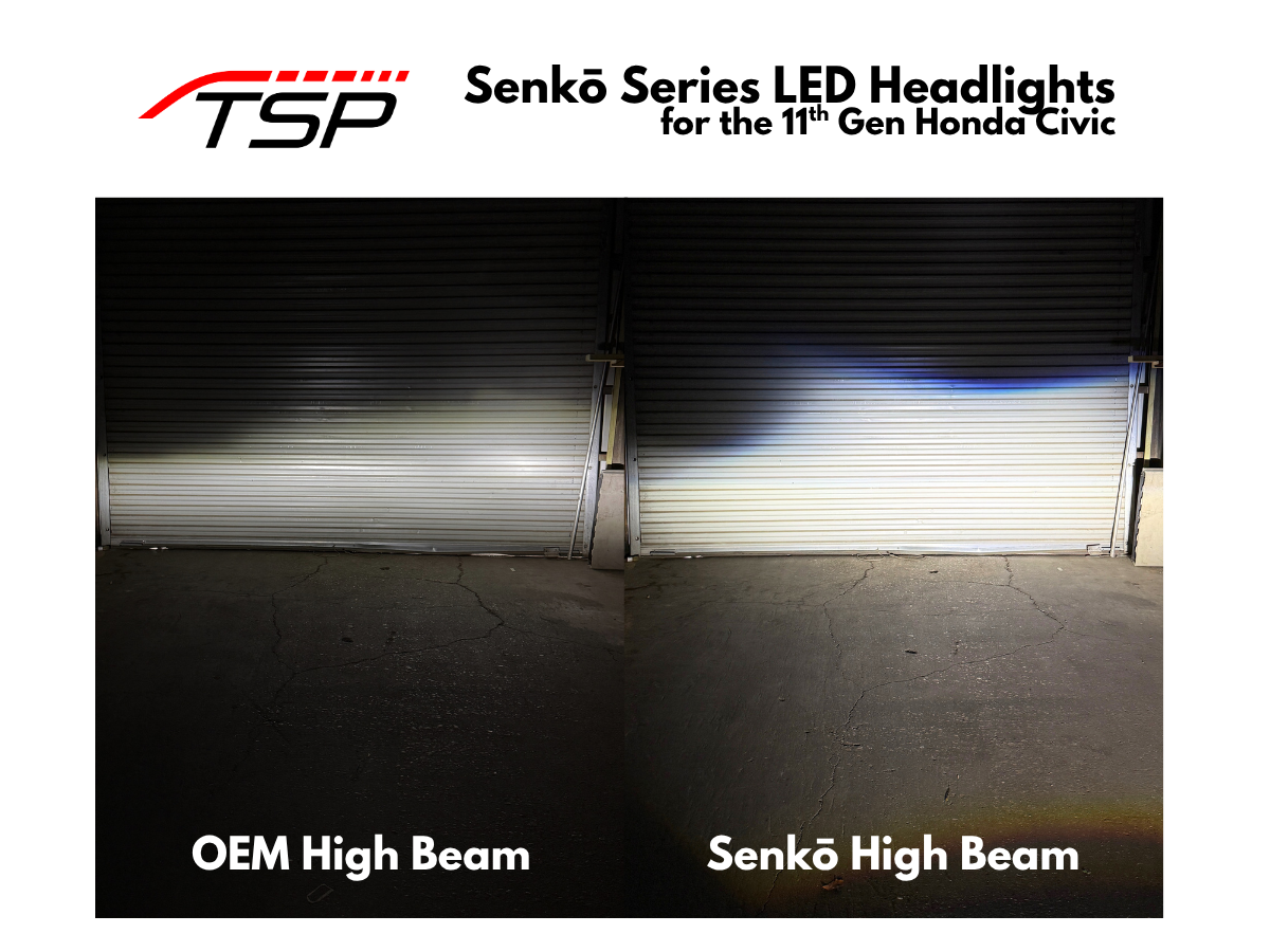 TSP Senkō Series LED Headlights for 22-26 Honda Civic [FE/FL]