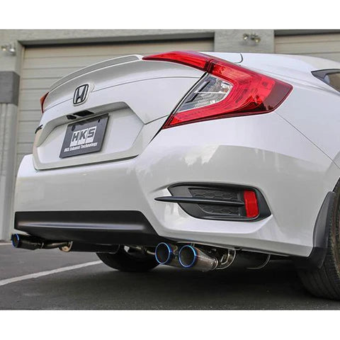 HKS Legamax Premium Exhaust for 2016-2021 Honda Civic Non-Si Sedan/Coupe [FC1/FC3]
