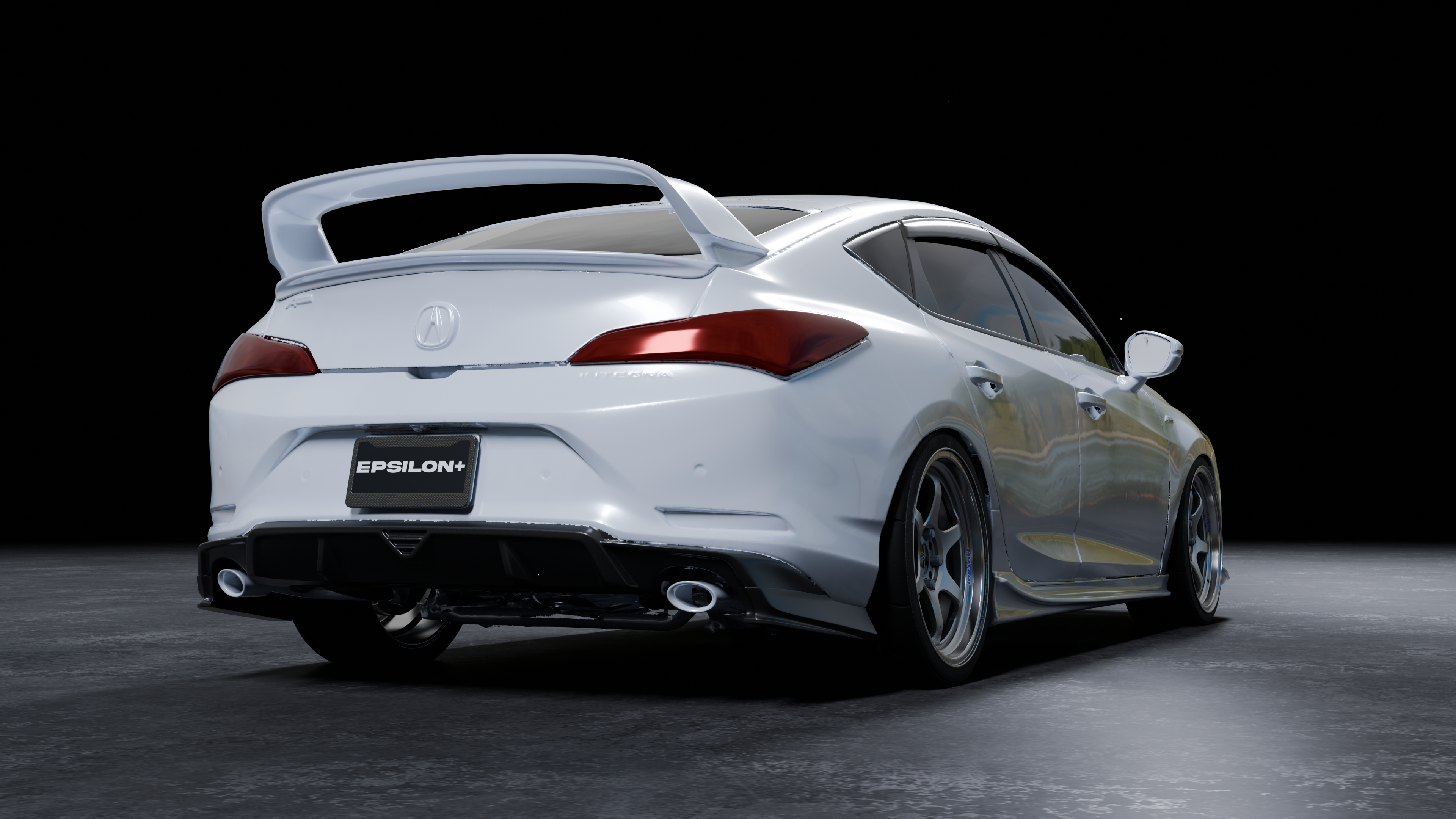 Epsilon+ Rear Spats for 23-26 Acura Integra Base [DE4]