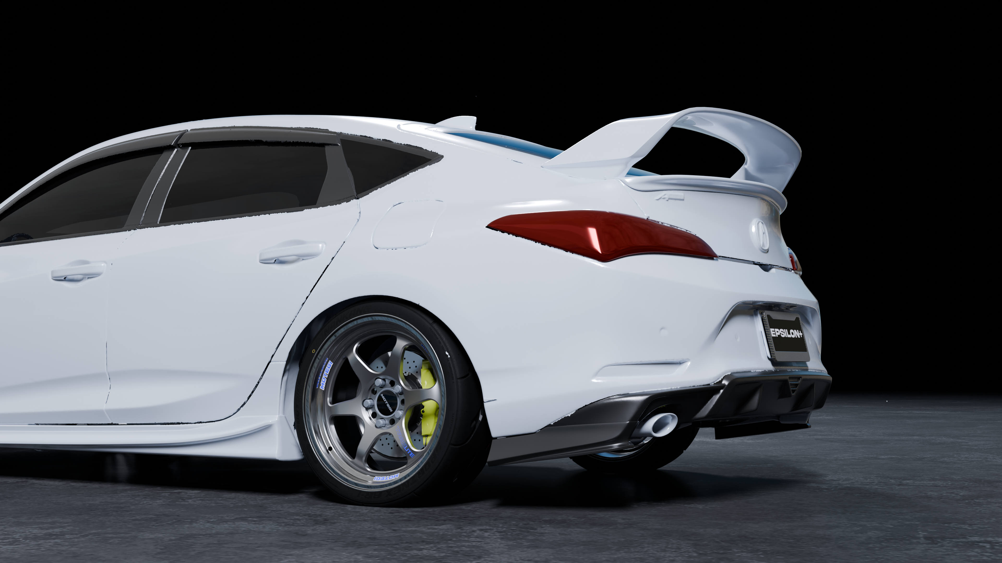 Epsilon+ Rear Spats for 23-26 Acura Integra Base [DE4]