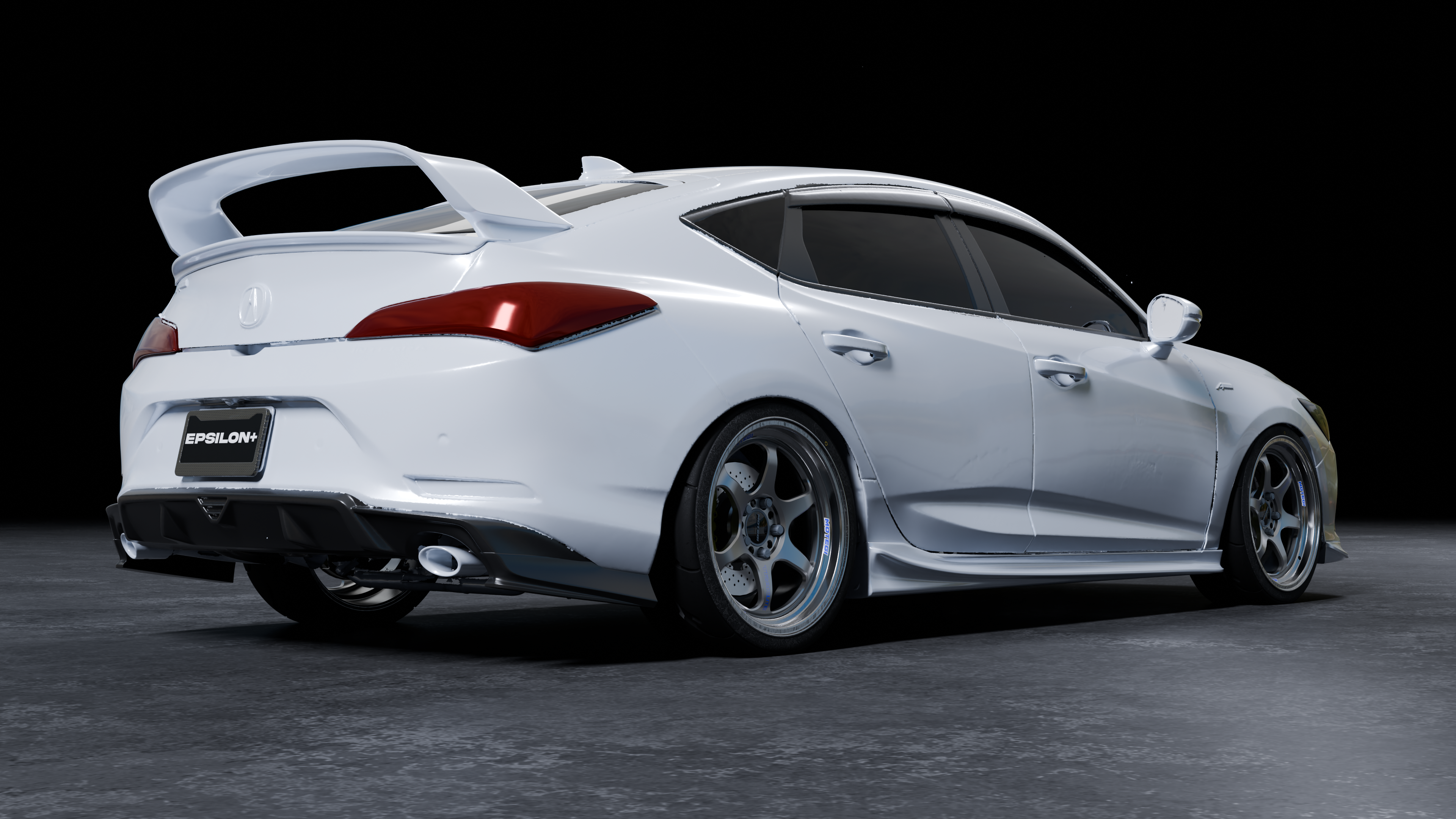 Epsilon+ Rear Spats for 23-26 Acura Integra Base [DE4]